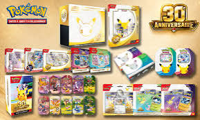 Sélection de produits Pokémon 30e Anniversaire