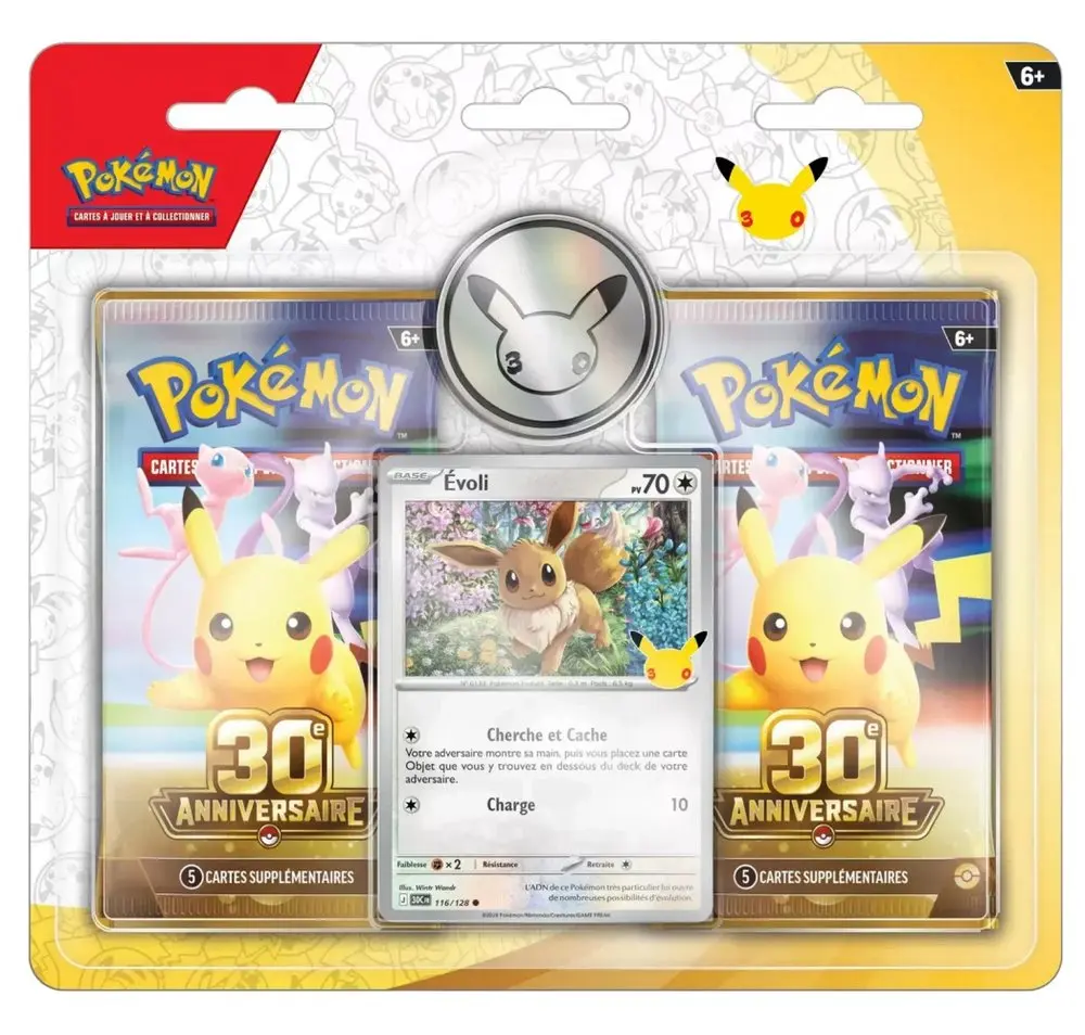 DuoPack Pokémon 30e Anniversaire – Évoli